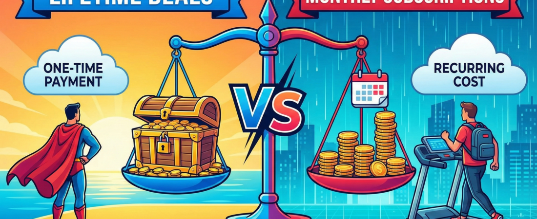 Lifetime Deals vs. Monthly Subscriptions: Which is Better for You?